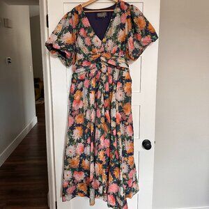 Anthropologie Katerina Button-Front Dress 1X